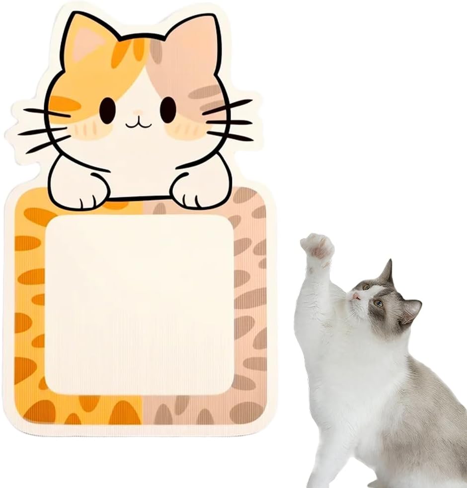 Cat Scratcher Wall Mounted Scratch Pad – Adhesive Back, Space‐Saving & Durable