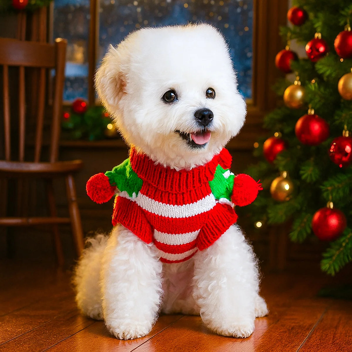Holly Pom-Pom Sweater