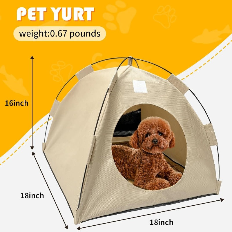 Pop-Up Pet Tent – Portable Hideaway for Cats & Small Dogs