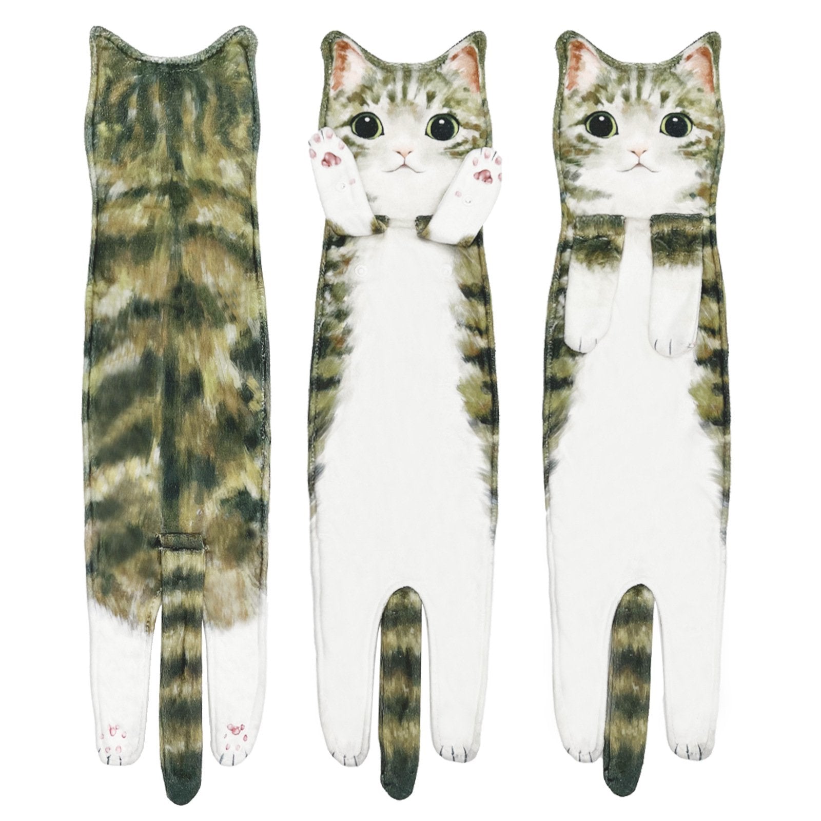 Funny Cat Hand Towels