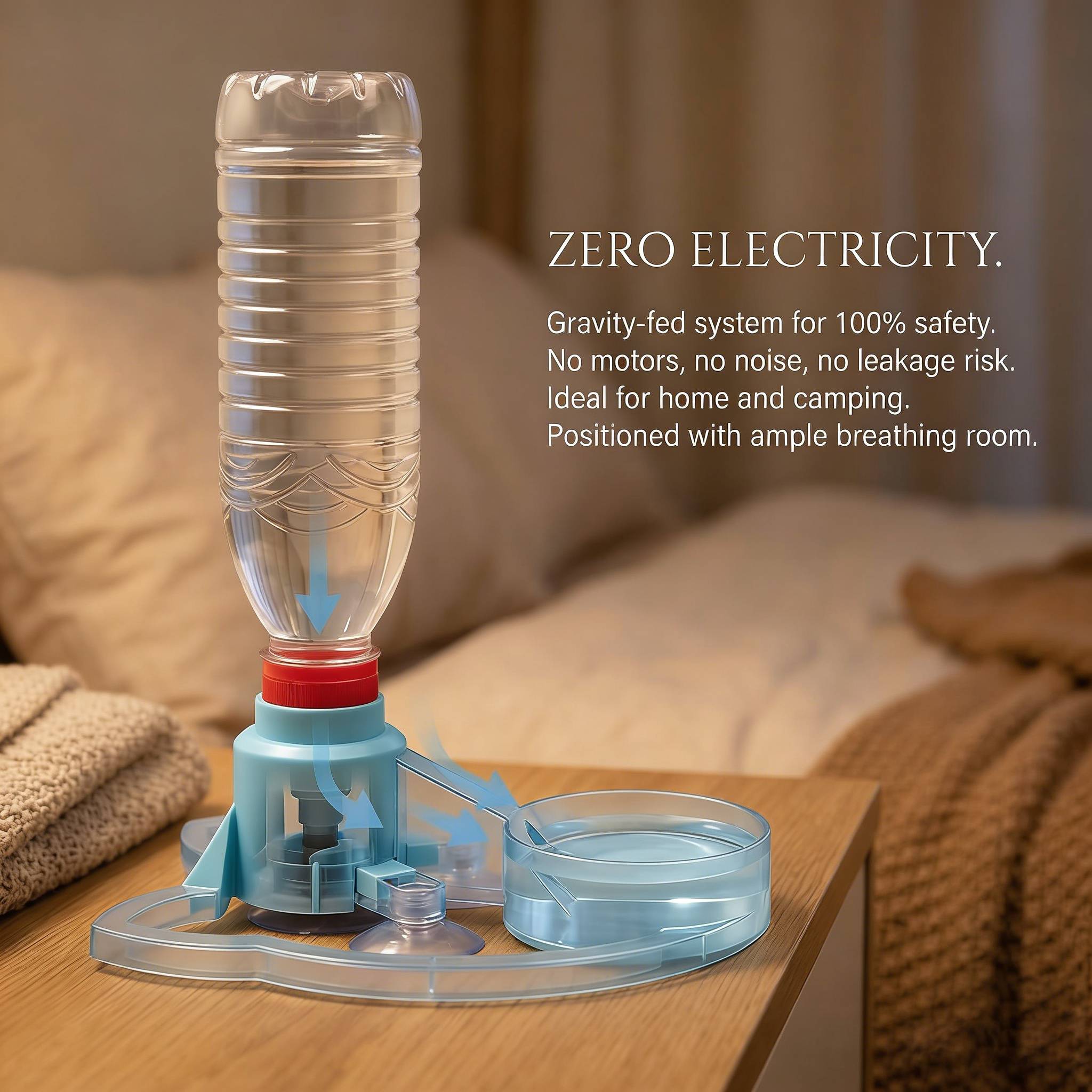 Gravity-Fed Pet Water Dispenser