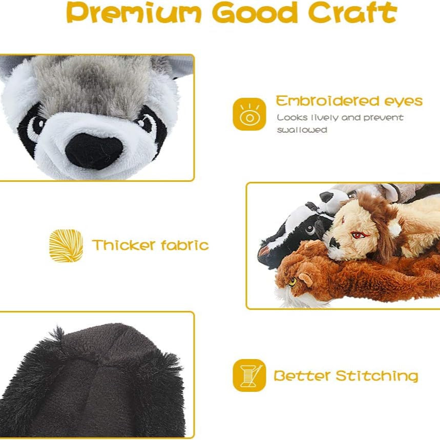 Soft Fabric 5 Pack Big Woodland Animals Toys