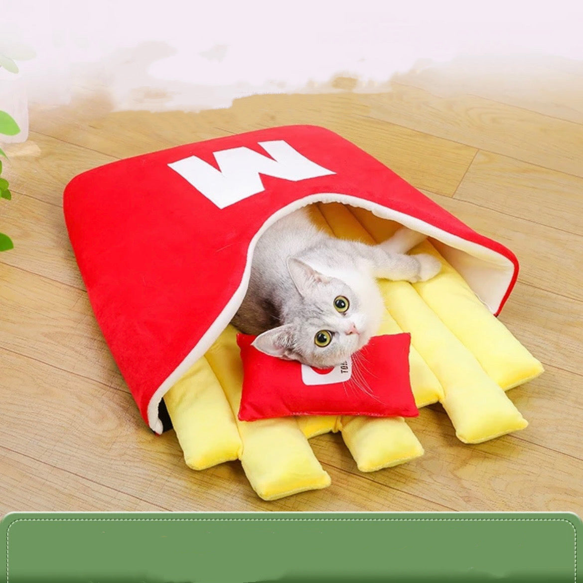 Funny French Fry Pet Cave Bed