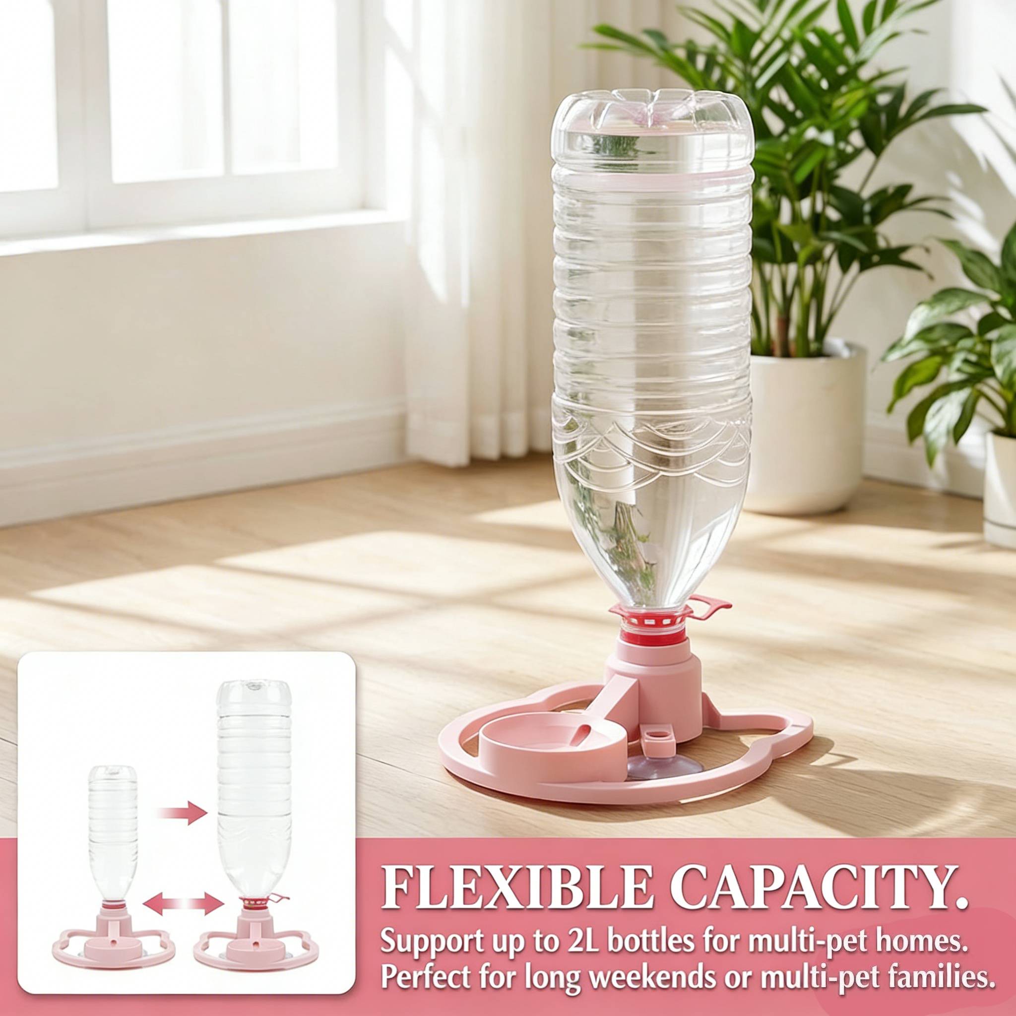Gravity-Fed Pet Water Dispenser