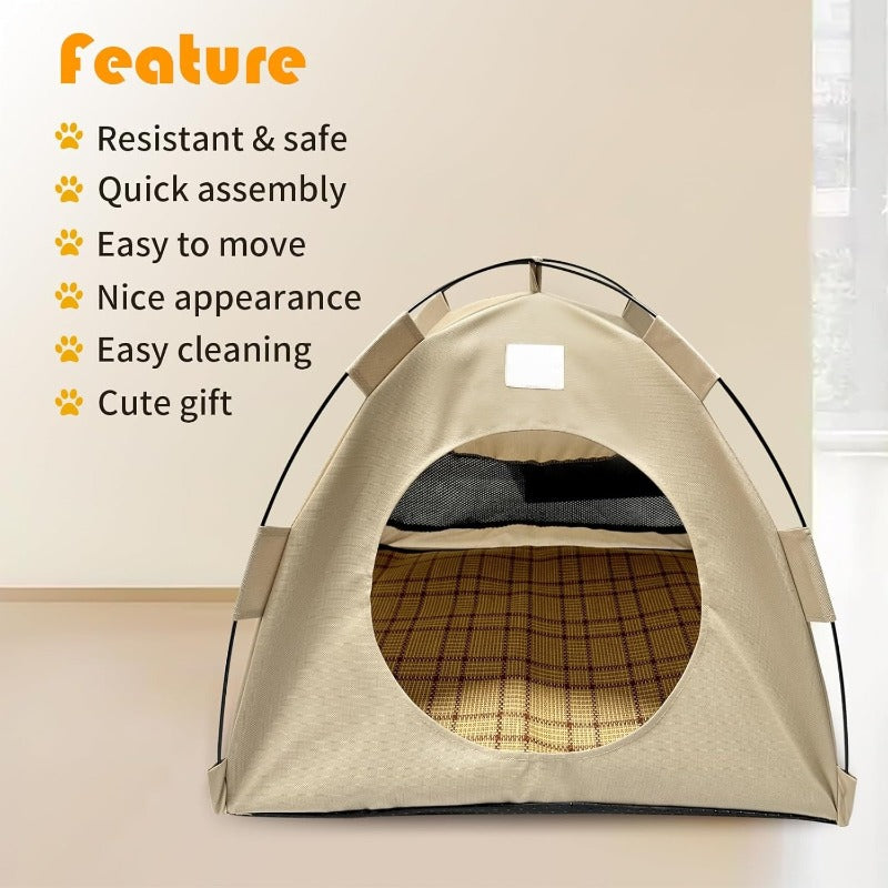 Pop-Up Pet Tent – Portable Hideaway for Cats & Small Dogs