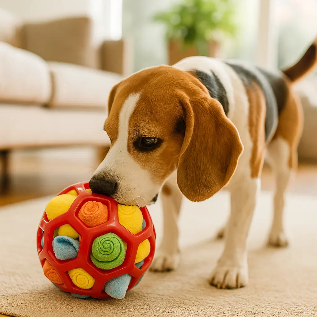 Wobble Ball Interactive Treat Toy_Red Wobble Ball Interactive Treat Toy_Red