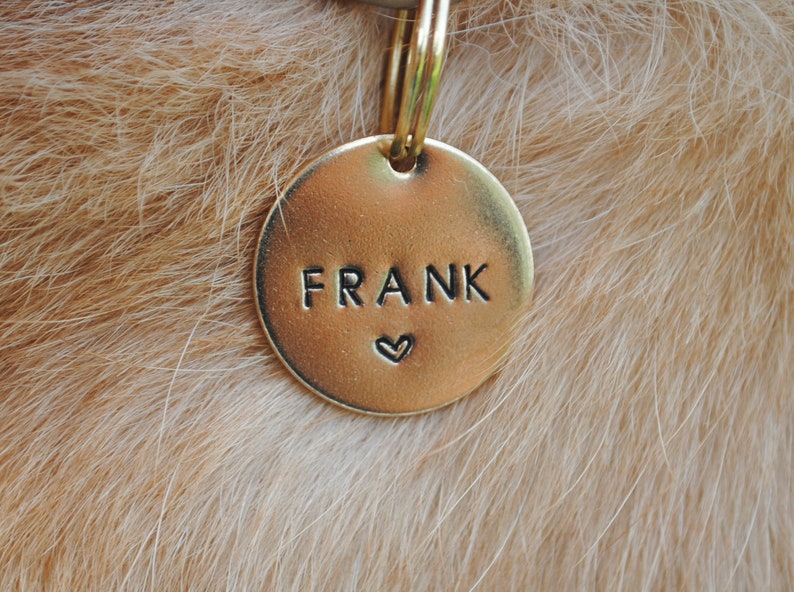 Personalized Dog Tag with HEART Design
