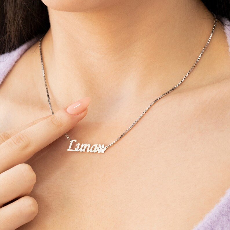 Pet Name Necklace