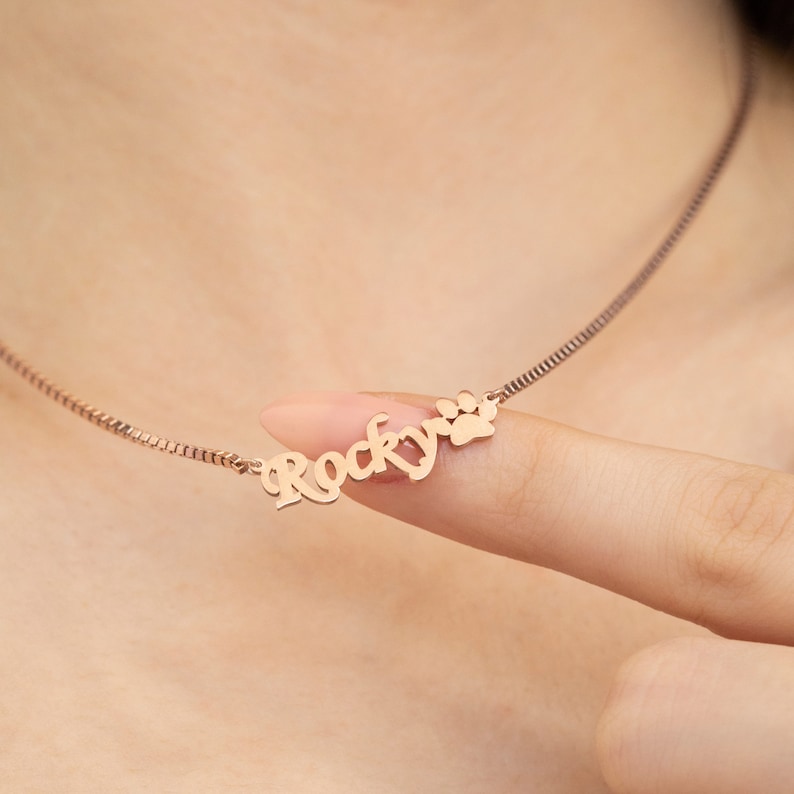 Pet Name Necklace