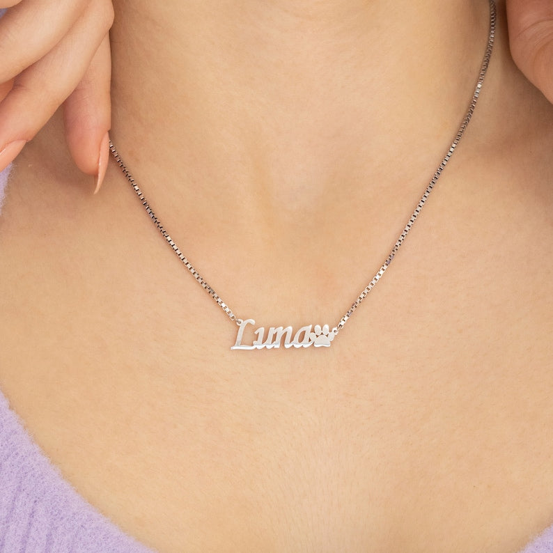 Pet Name Necklace