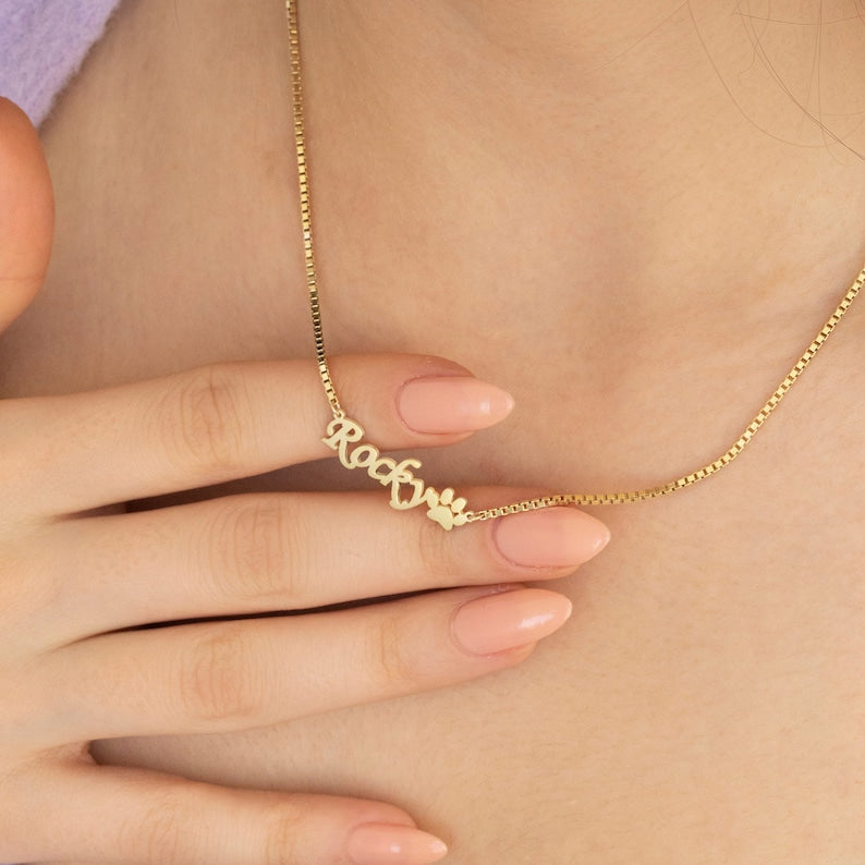 Pet Name Necklace