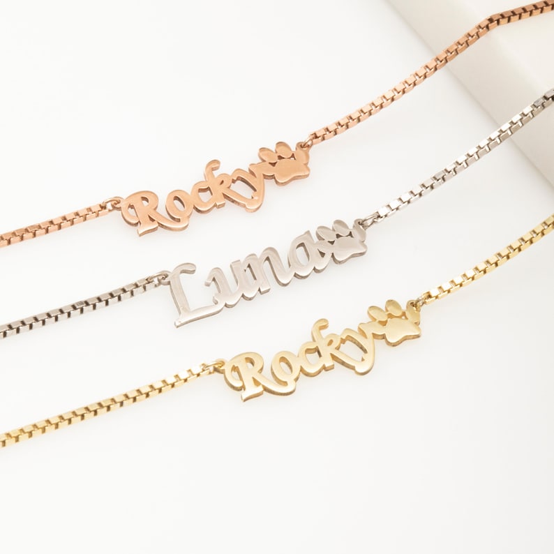 Pet Name Necklace
