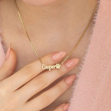 Pet Name Necklace