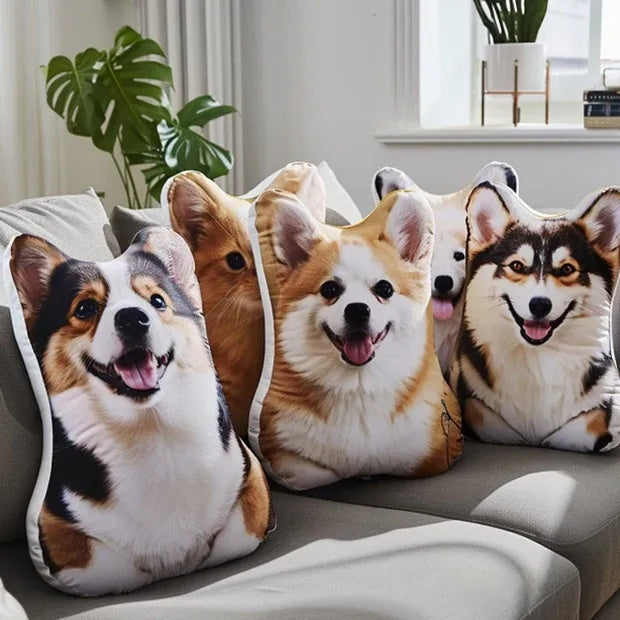 Personalized Pet Shaped Pillow 3D Photo Pillow