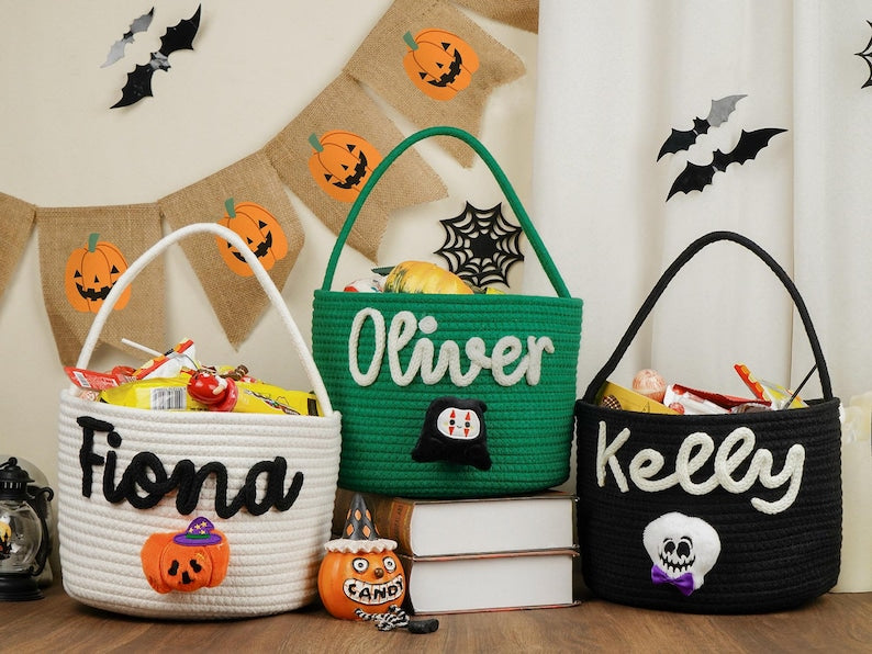 Trick or Treat Bag Halloween Trick or Treat Basket