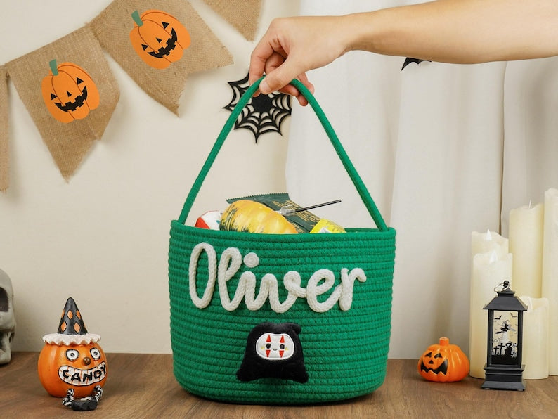 Trick or Treat Bag Halloween Trick or Treat Basket