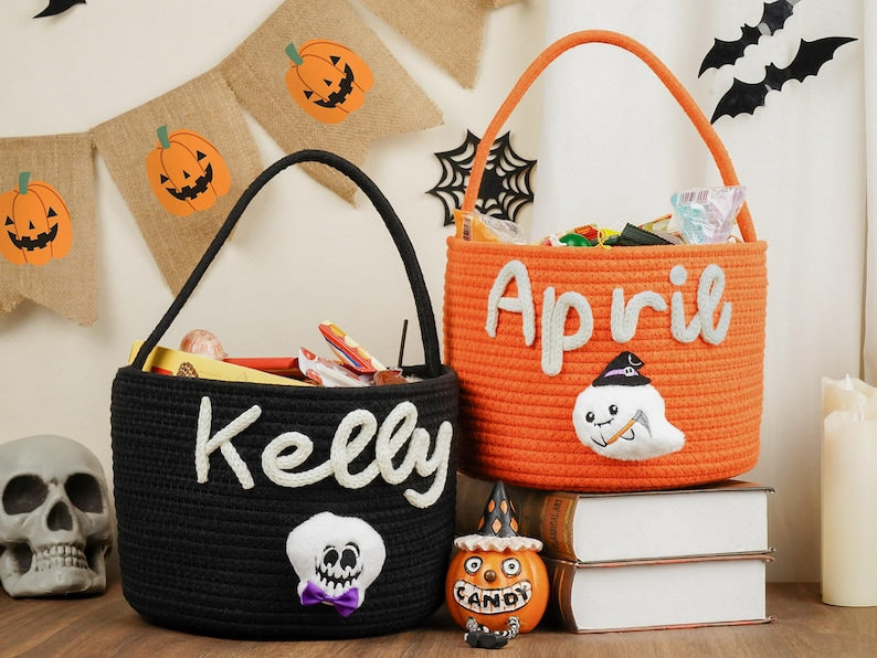 Trick or Treat Bag Halloween Trick or Treat Basket