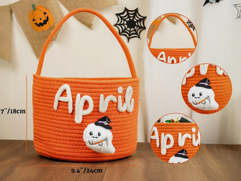Trick or Treat Bag Halloween Trick or Treat Basket