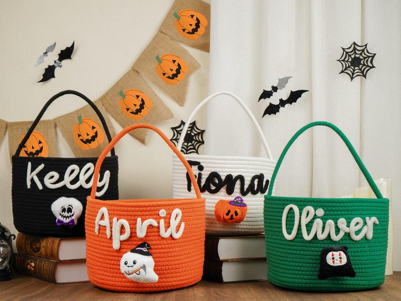 Trick or Treat Bag Halloween Trick or Treat Basket