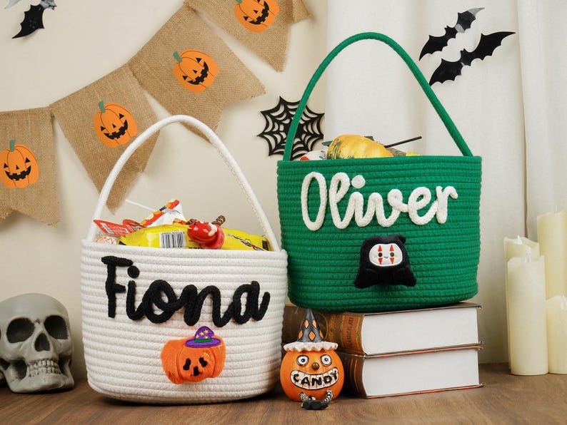 Trick or Treat Bag Halloween Trick or Treat Basket