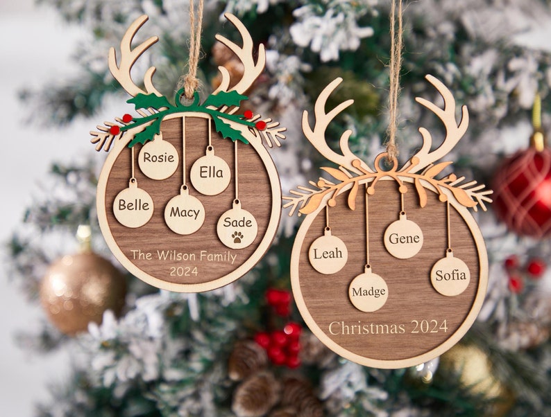 Personalized Family Christmas Ornament
