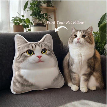 Personalized Pet Shaped Pillow 3D Photo Pillow