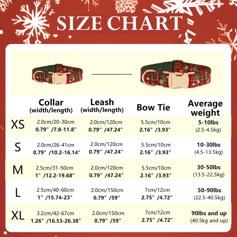 Personalize Dog Collar Leash Set with Bow Xmas Santa Collar for Puppies Engraved Pet Name