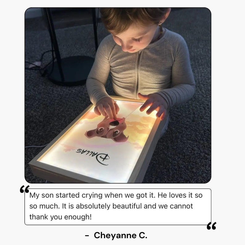 Custom LED Pet Portrait