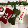 Personalized Bone Dog Christmas Stocking – Name Engraved Holiday Gift