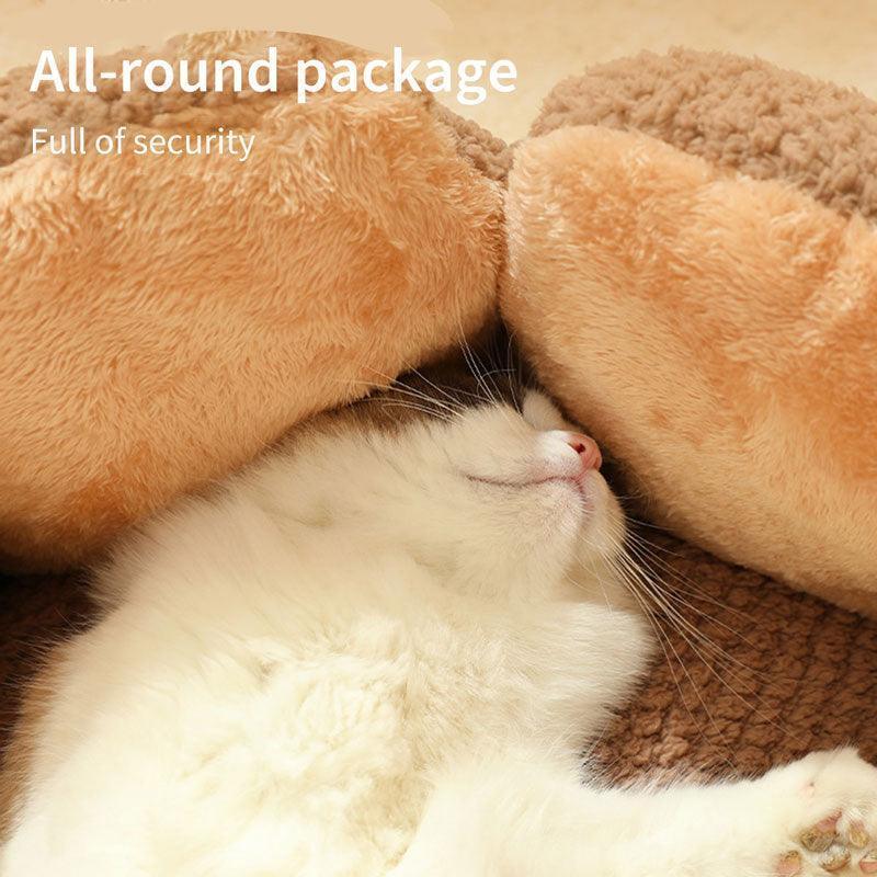 Kennel Flower Cat Bed Nest Washable 3 Color Cushion