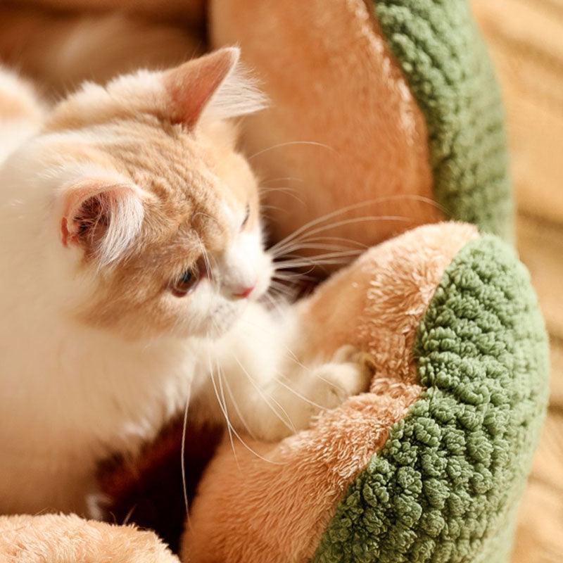 Kennel Flower Cat Bed Nest Washable 3 Color Cushion