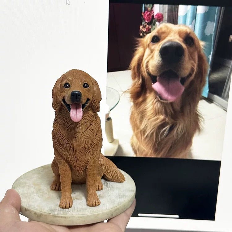 Personalized Handmade Life-Like Full Body Pet Figurine