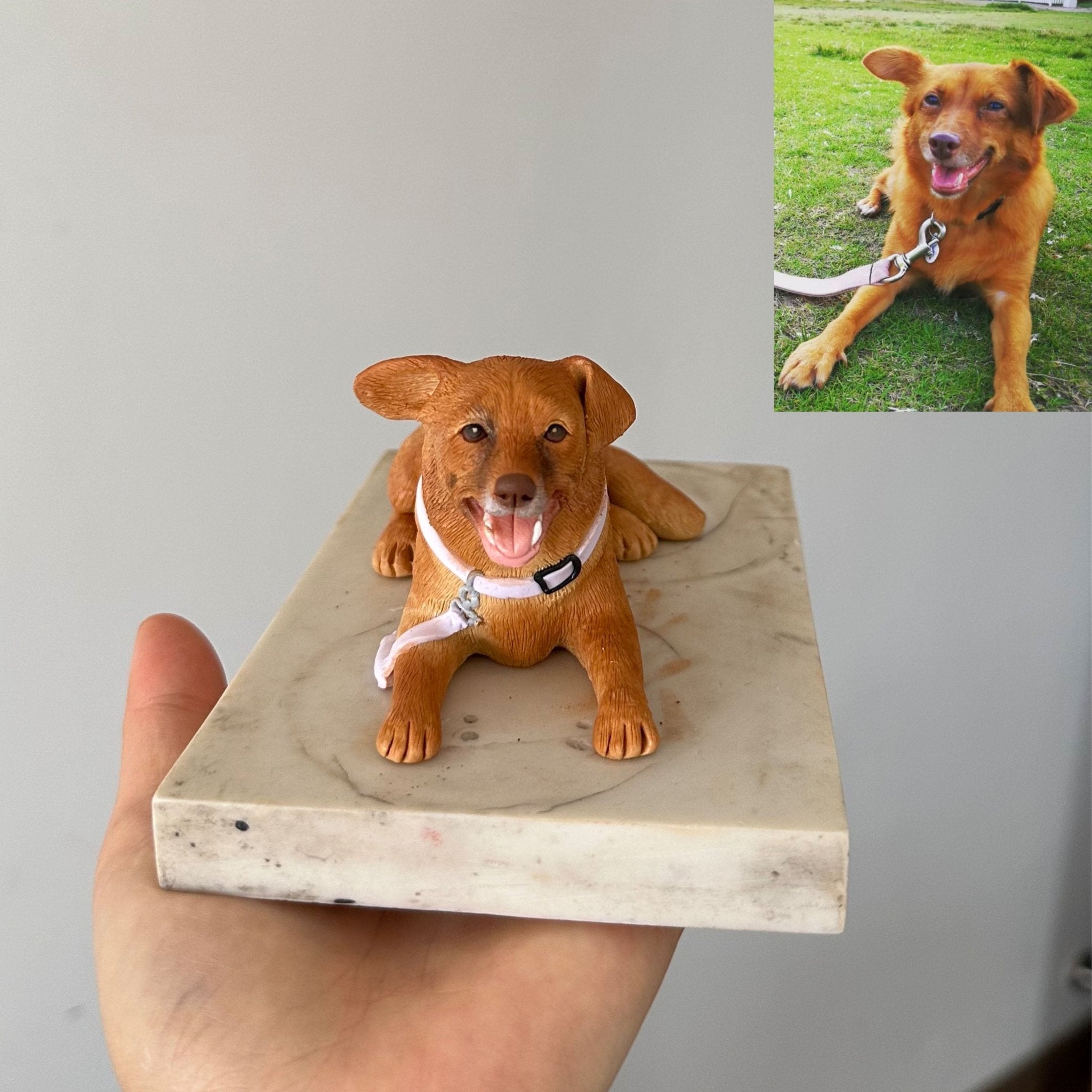 Personalized Handmade Life-Like Full Body Pet Figurine