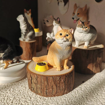 Personalized Handmade Life-Like Full Body Pet Figurine