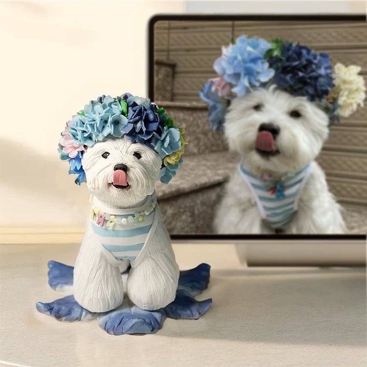 Personalized Handmade Life-Like Full Body Pet Figurine