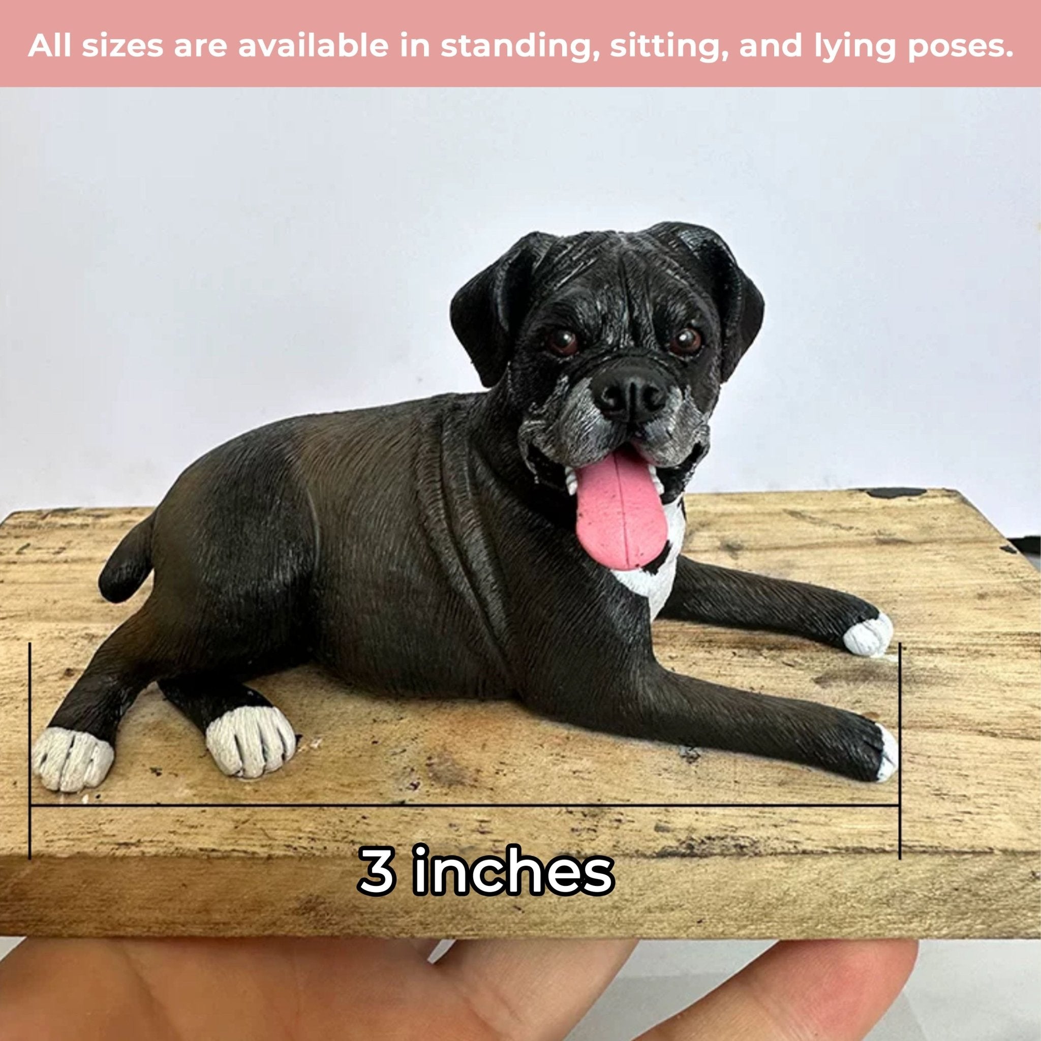 Personalized Handmade Life-Like Full Body Pet Figurine