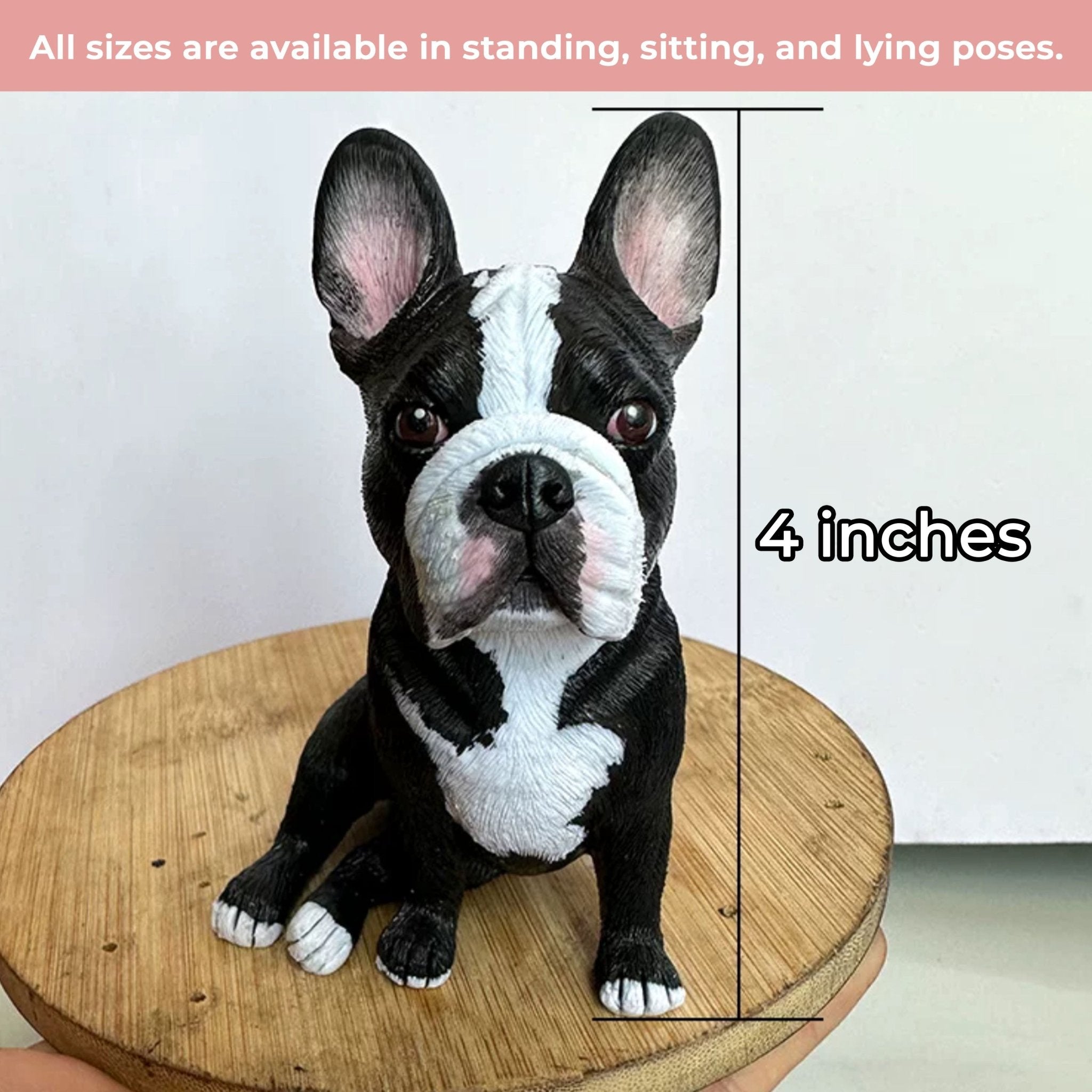 Personalized Handmade Life-Like Full Body Pet Figurine