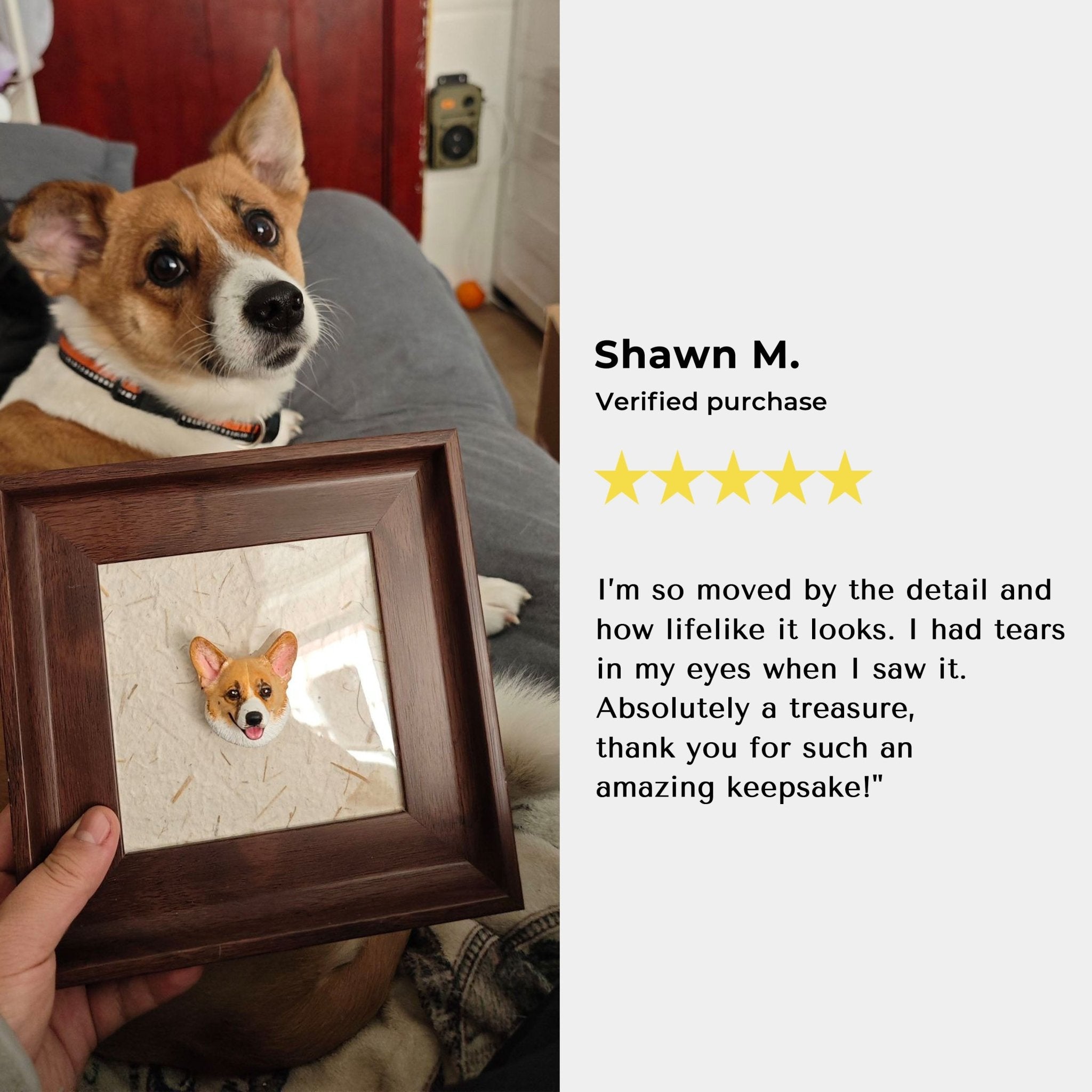 Personalized Magnetic 3D Pet Head Figurine™