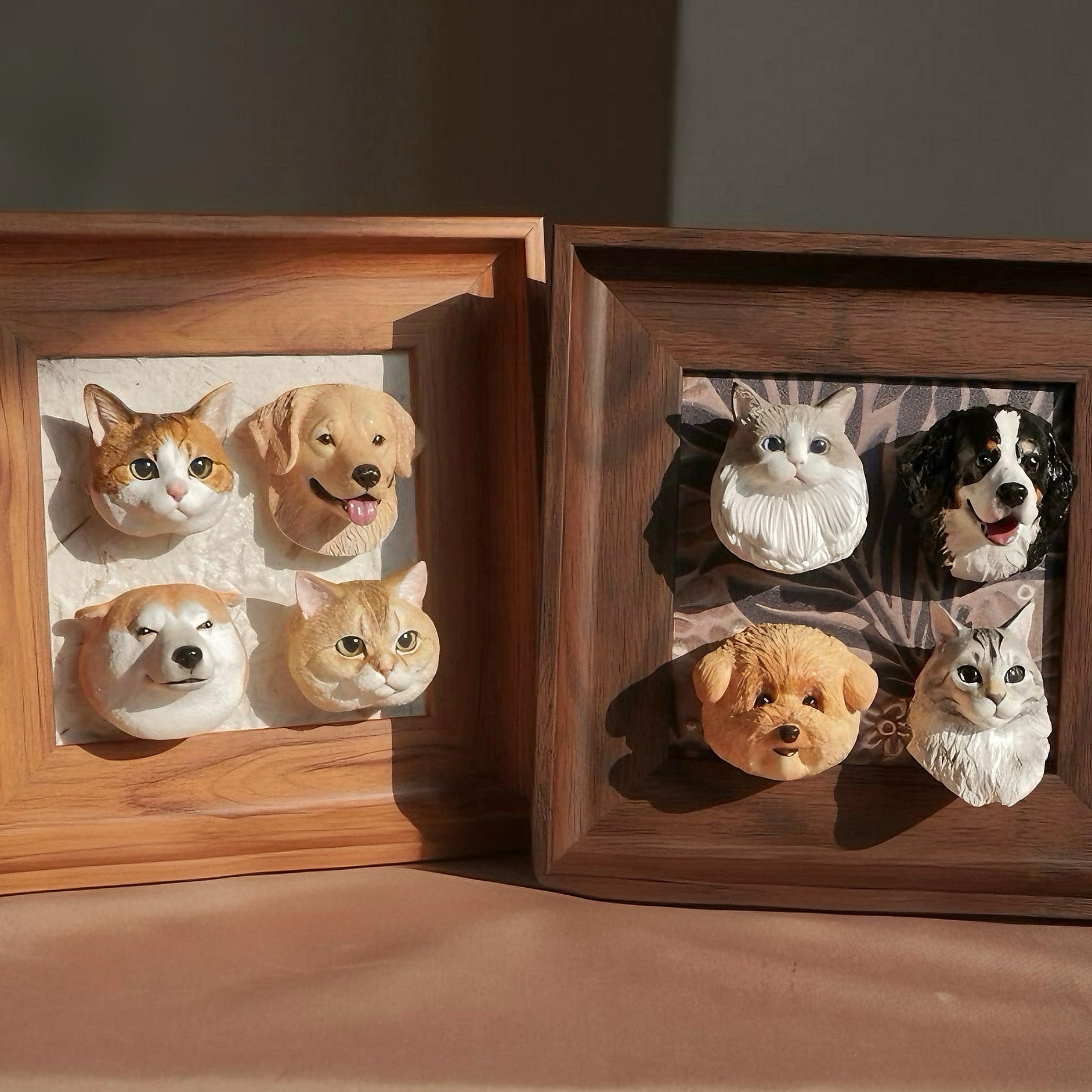 Personalized Magnetic 3D Pet Head Figurine™