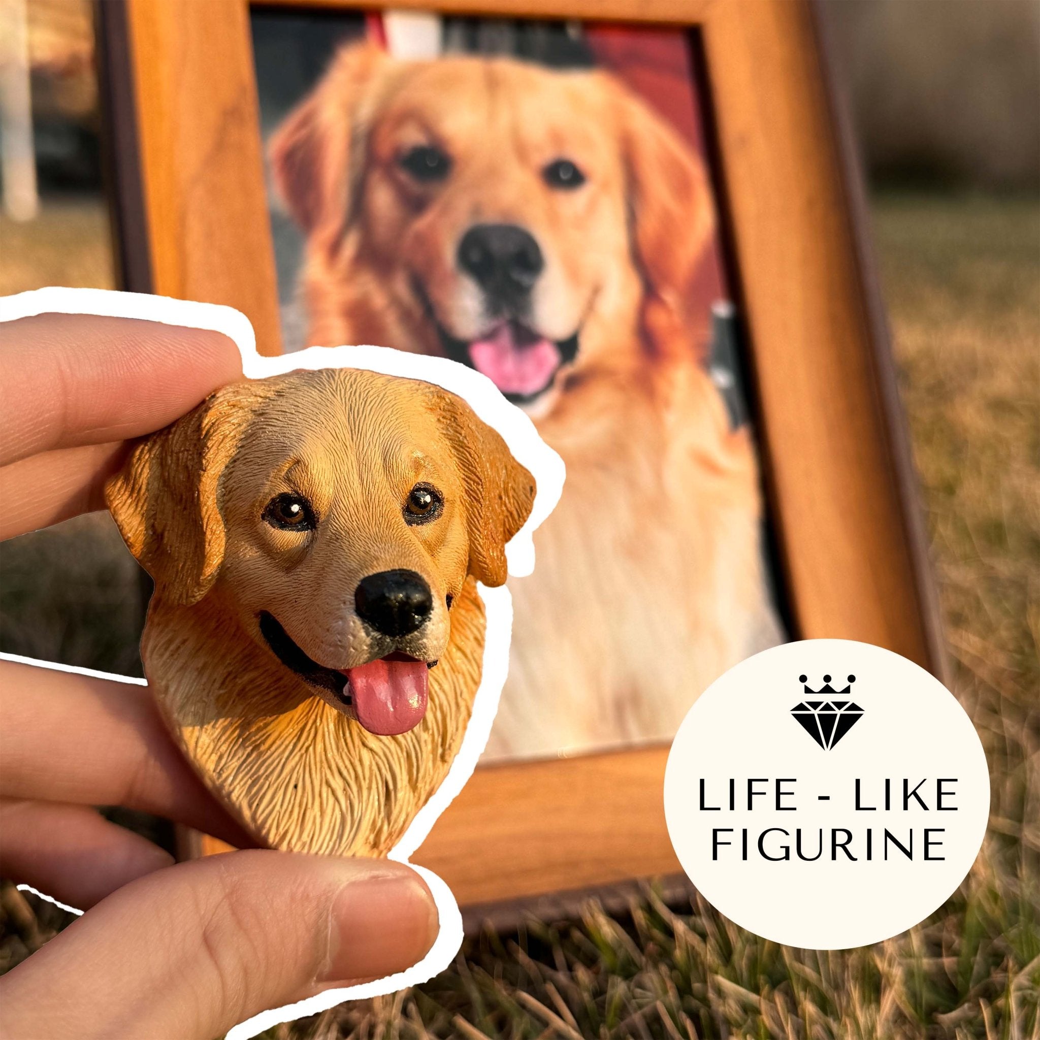 Personalized Magnetic 3D Pet Head Figurine™