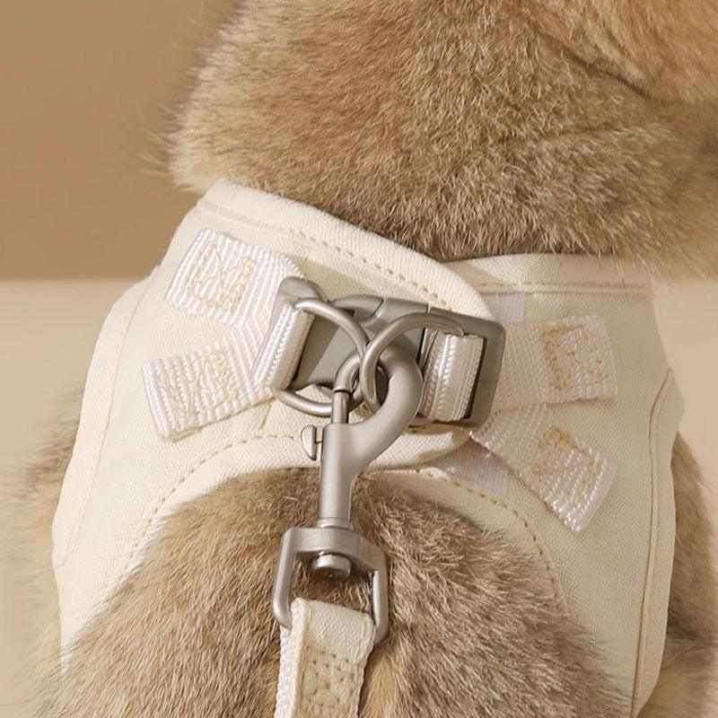 Cat Harness and Leash Set – Cute Rabbit Embroidered Adjustable Vest for Walking