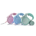 Multifunctional Retractable Dog Leash with LED Light & Poop Bag Dispenser